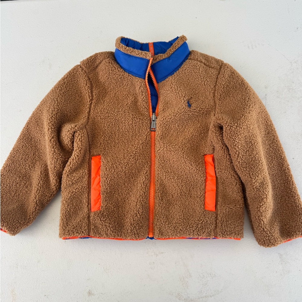 New polo Ralph Lauren 4T brown fleece